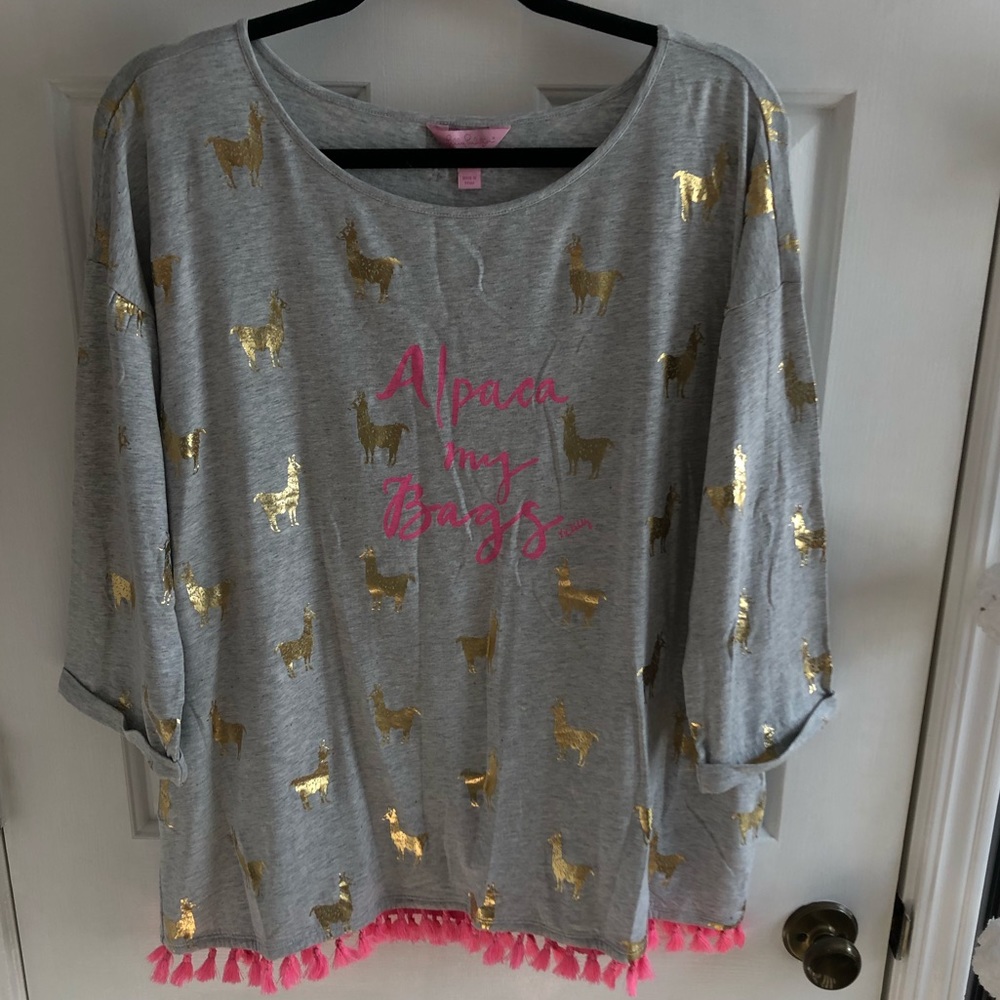Lilly Pulitzer “Alpaca My Bags” Top
